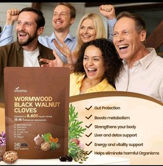 2 BOTTLES—LUXRY Vivonu Wormwood Black Walnut Cloves 240 Softgels FAST SHIPPING