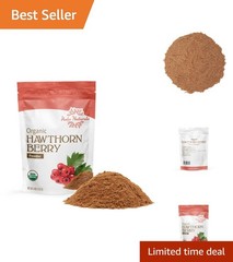 Quality Organic Hawthorn Berry Powder, 4 oz – Sustainably Sourced