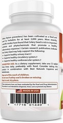 Best Naturals Celery Seed 600 mg 180 Tablets