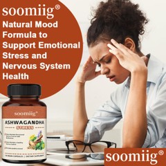 Ashwagandha for Stress | Calming KSM-66 Extract | Vegan | 1300mg Capsules