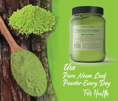Neem Powder Dried Leaf 100% Pure & Natural Raw Vegan (Azadirachta indica)