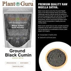 Ground Black Cumin Seed Powder NIGELLA SATIVA Semilla Comino Negro Bulk