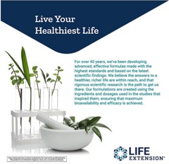HOMOCYSTEINE RESIST HEART BRAIN VITAMINS B2 B6 B12 60 Vege Caps LIFE EXTENSION