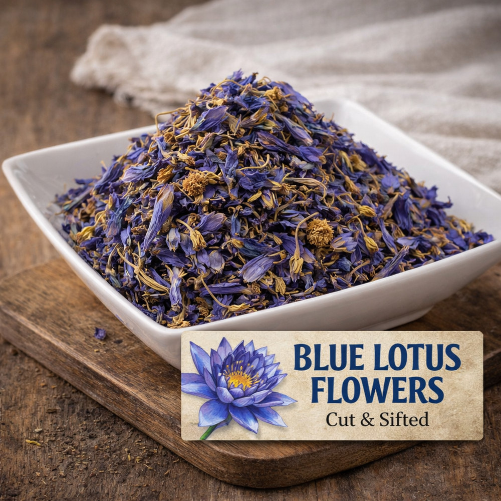 Blue Lotus Flower C/S (Nymphaea caerulea) – Premium Dried Lotus Petals – Herbal