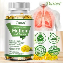 Mullein – 120 Capsules-1500 mg – Supports HealthyRespiratory Function