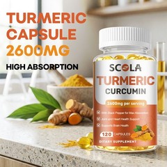 TURMERIC 95% CURCUMIN 2600mg EXTRACT TUMERIC BLACK PEPPER ANTIOXIDANT BEST