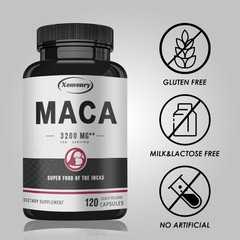 Maca 3200mg 240pcs – Testosterone Boost,Endurance Enhancement,High Efficiency