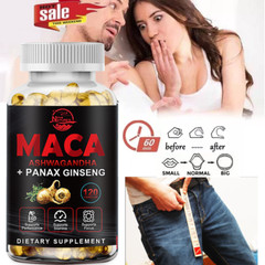 Black Maca Root 12000mg,120 Capsules – Libido,Energy & Endurance for Men & Women