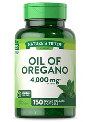 Oil of Oregano Softgels 4000 mg | 150 Count | Non-GMO | by Nature’s Truth