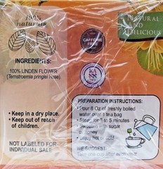 TE DE TILA LINDEN FLOWERS TEA 25 BAGS 0.03 oz Brand Therbal Made in Mexico