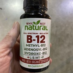 Why Not Natural Full Spectrum – Bio Active B12 – Best By 02/2026