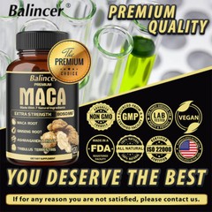 Maca Root 6000 Mg – 120 Capsules – Powerful Sexual Health, Performance Booster