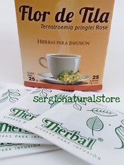 TE DE TILA LINDEN FLOWERS TEA 25 BAGS 0.03 oz Brand Therbal Made in Mexico