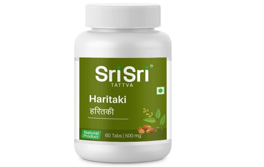 Sri Sri Tattva Haritaki 60 Tabs | 500mg | Pack of 2