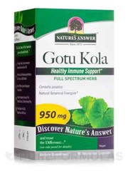 Nature’s Answer Gotu-Kola Herb Capsules 90 Count | Promotes Longevity and Vitali