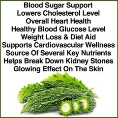 BITTER MELON PILLS BLOOD SUGAR GLUCOSE LEVEL CAPSULES IMMUNE SUPPORT CHOLESTEROL