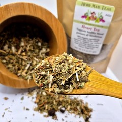 BLOOD PRESSURE LOWERING TEA with Reishi Mushrooms by master herbalist