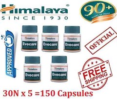 Himalaya Evecare Capsules for Menstrual Relief 5 Boxes (150 Caps) Exp 05-2028