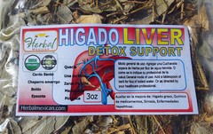 Te Auxiliar Higado Graso fatty liver support natural detox aid tea mexican blend