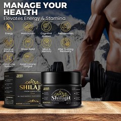 Shilajit Soft Resin Extremely Potent Himalayan Shilajit 100% Pure Resin 60mg