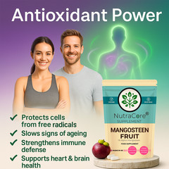 Mangosteen Fruit Capsules 550mg, (1%Alpha-Mangostin)Weight Control-90 capsules