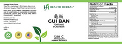 2 Bottles Health Herbal-Gui Ban/Tortoise Plastron 100 Capsules/Bottle