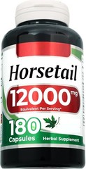 Silica (Horsetail) 12,000mg 180caps from Extract Equisetum Arvensa NoGluten