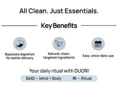 DUORI Digestion Patches Gut Wellness Support Vegan Daily Patch 30 Count