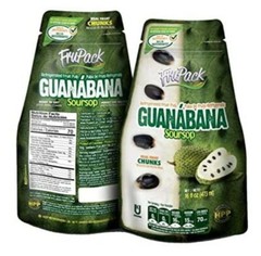 2 pack Pulpa de Guanabana con fruta tropical real guanabana 16 fl oz