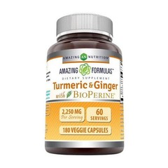 Amazing Formulas Turmeric Curcumin & Ginger with BioPer