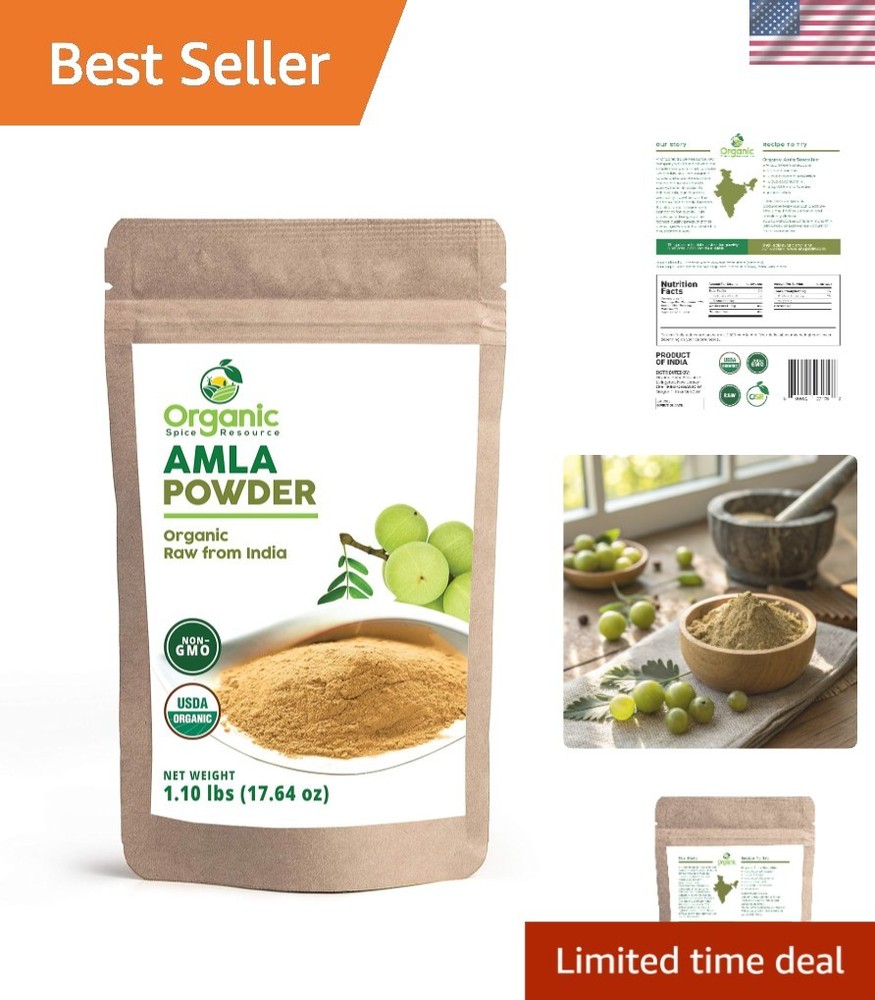 Organic – 1.1 lbs or 17.54oz | Amalaki, USDA Organics, Non-GMO, Kosher, Halal…
