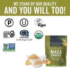Viva Naturals Organic Maca Powder, Gelatinized, 8 oz – 8 Ounce (Pack of 1)