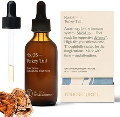 Uphoric Urth Turkey Tail Mushroom Extract: Immunity, Aches, Digestion, 2 oz.