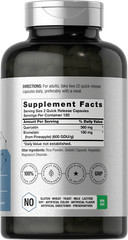 Quercetin with Bromelain Supplement | 240 Capsules | by Horbaach