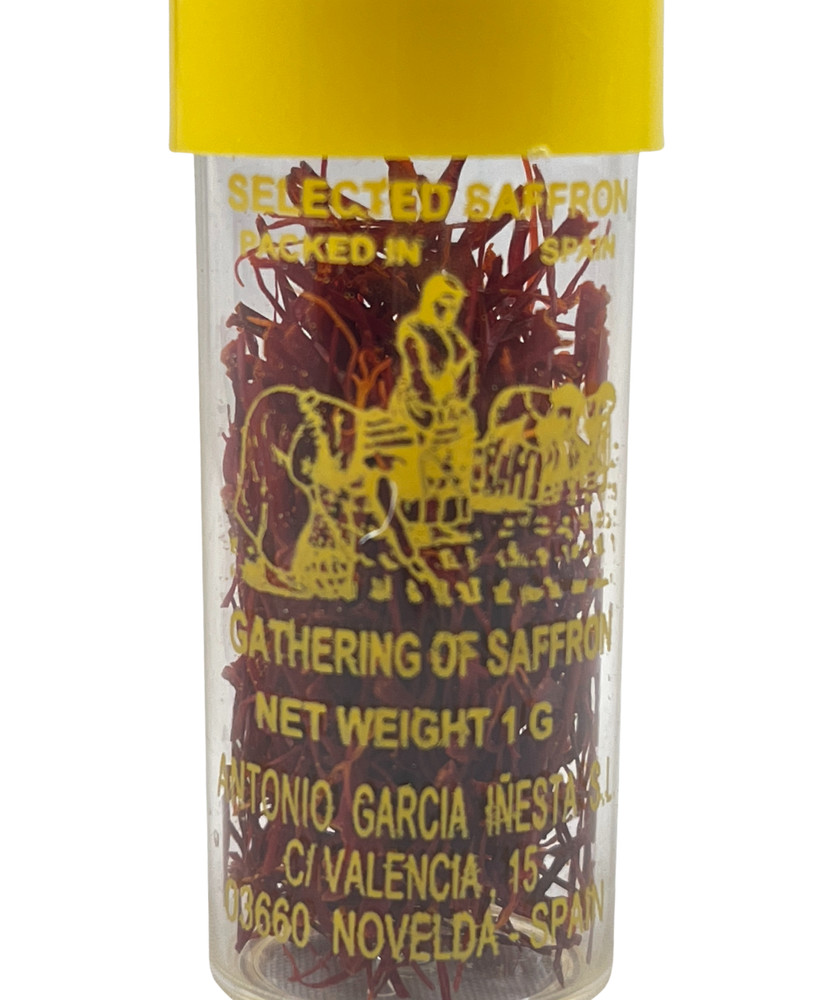 Premium Whole Saffron Threads — 1 Gram Select Grade Mancha — Pure, No Additives