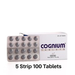 Charak Cognium 100 Tabs (5 Strips) – Long Expiry