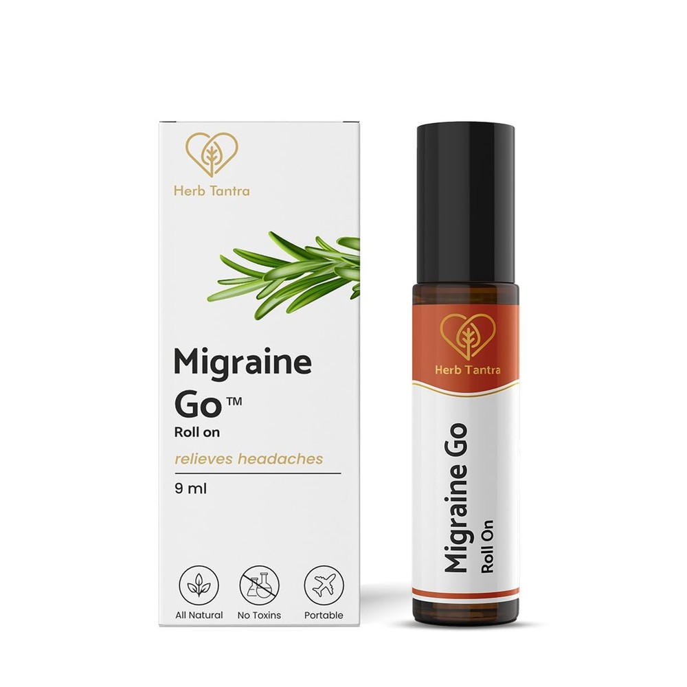Herb Tantra Migraine Go Roll On 9ml Bottle