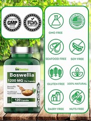 Boswellia Serrata Herbal Extract Capsules 1200 Mg Capsule-USA