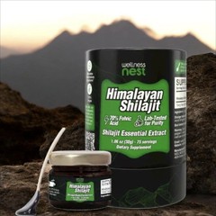 2 Pack! Wellness Nest Himalayan Shilajit Extract Fulvic Acid 75 Servings 1.06oz