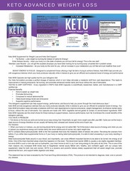 Womans Hormone Balance Supplement & Keto BHB Weight Management Support 60 Caps