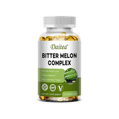 Natural Bitter Melon Extract Capsules Help Lower Blood Sugar, Prevent Heatstroke