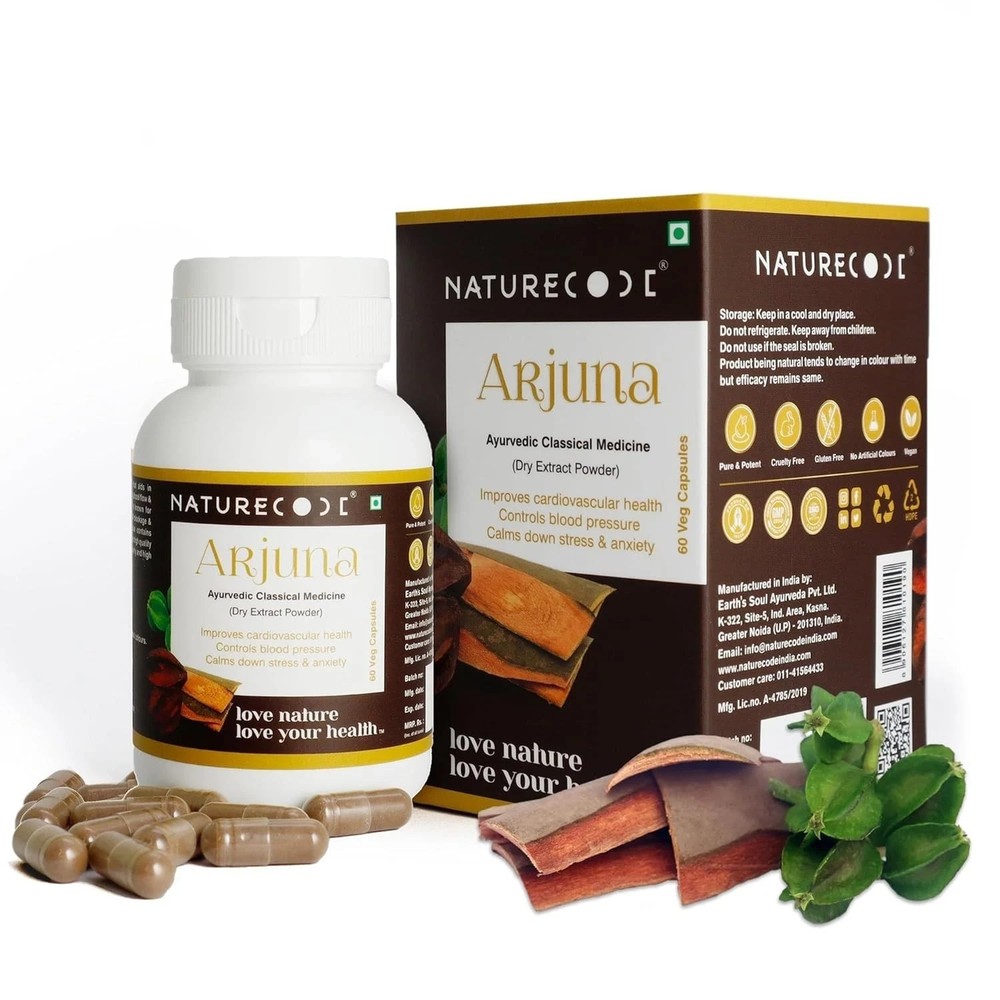 Nature Code Arjuna Capsules, 60 Capsules I753