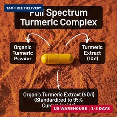 NatureWise Turmeric Curcumin Complex 3200 mg with BioPerine for Absorption – Tur