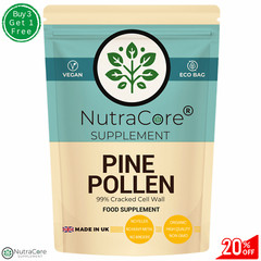 Pine Pollen Capsule, 8000mg-99% Cracked Cell -Testosterone Support & Sleep Aid