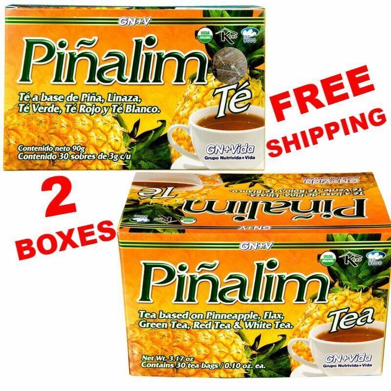 2 Te Pinalim Tea GN+Vida ENVIO GRATIS 60 days Pinalim Pineapple Diet FREE SHIP