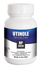 Utinole HP 2020- Potent Helicobacter Pylori Supplement ( 60ct)