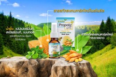 NEW PROPOLIZ PLUS KRACHAI MOUTH SPRAY MENTHOL SORE THROAT ORGANIC NATURAL 15 ml
