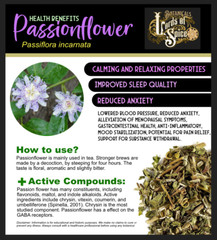 Passion Flower Tincture – Passion Flower Extract Herbal CALMING – BIG 2oz USA