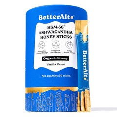 Better Alt KSM-66 Ashwagandha Honey Sticks Boosts Strength, Stamina Free Ship