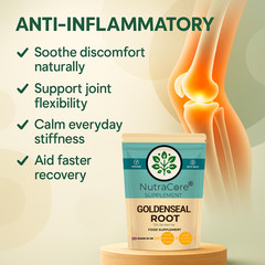 Goldenseal Root Capsules, 6000mg (12% Berberine) Anti-inflammatory Health-90Caps